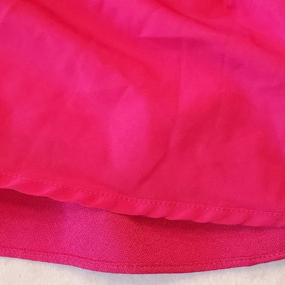 Chelsea 28 Hot Pink Spaghetti Strap Cocktail Party Dress, size 6 petite - Picture 10 of 12